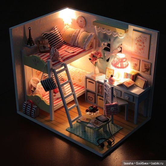 Румбокс mini house комната девчонок (фото 4)