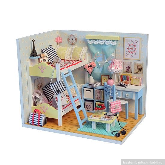 Румбокс mini house комната девчонок (фото 3)
