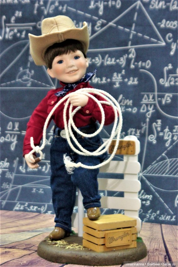 Маленький ковбой (393.3) — Фарфоровые куклы