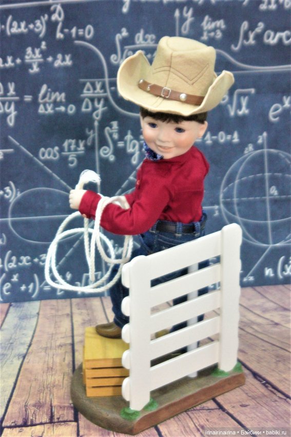 Маленький ковбой (393.3) — Фарфоровые куклы (фото 4)