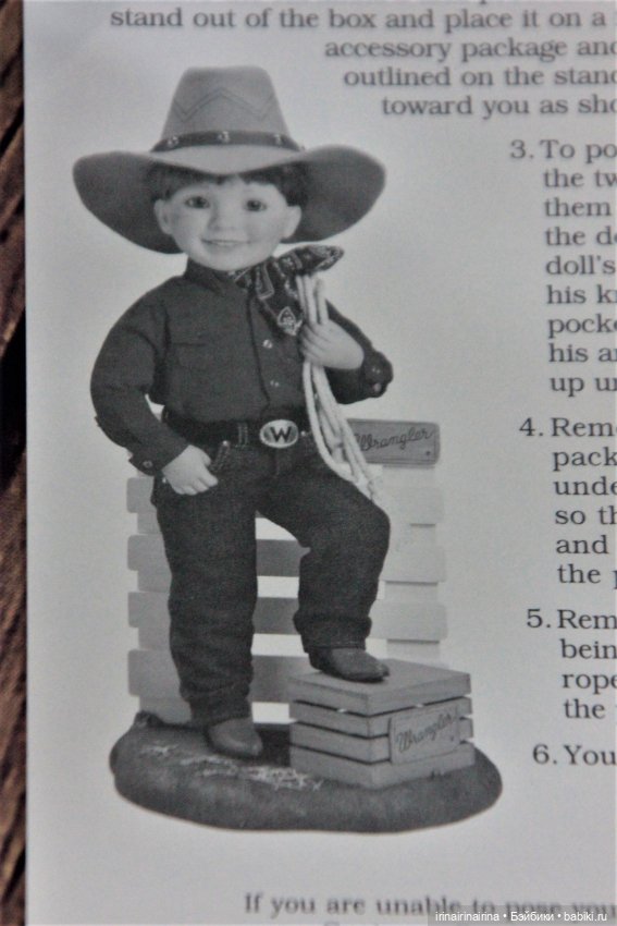 Маленький ковбой (393.3) — Фарфоровые куклы (фото 7)