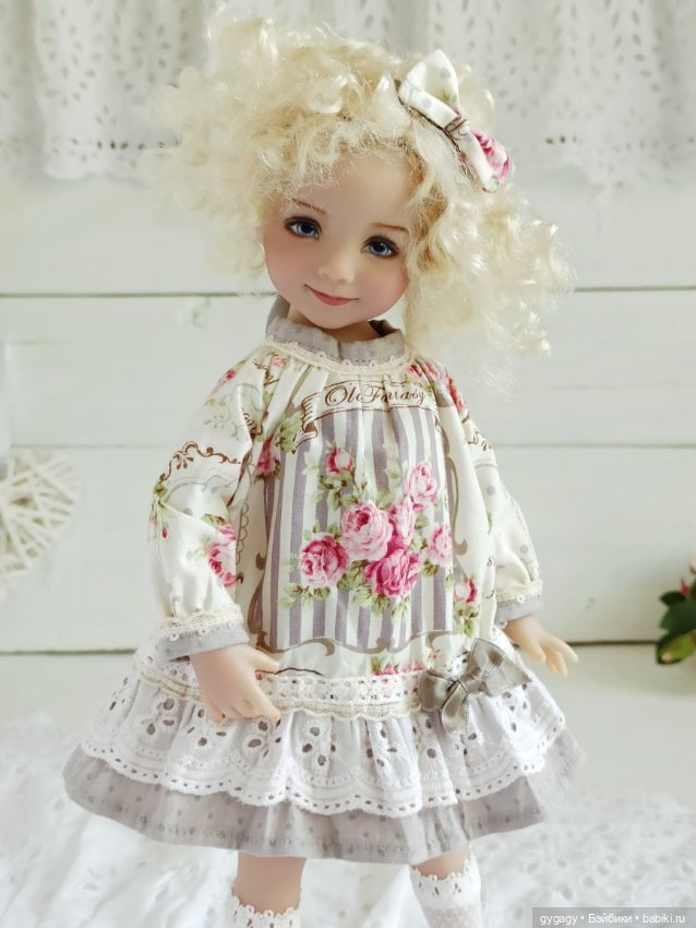 Мастер класс платья с рукавом реглан для Paola Reina ,Little Darling ,Minouche, Ruby red 37 см (фото 5)