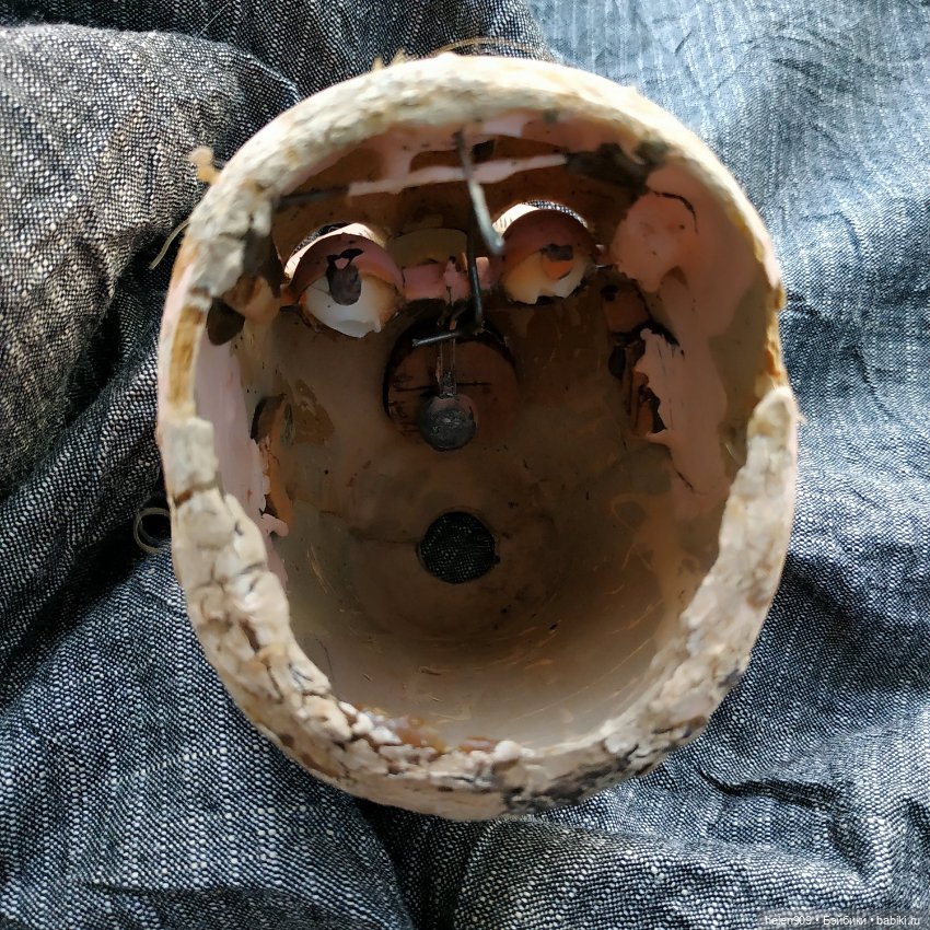 Голова для куклы антикварной 9 см (фото 2)