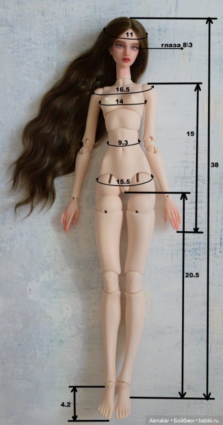 Авторская шарнирная кукла (фото 7)