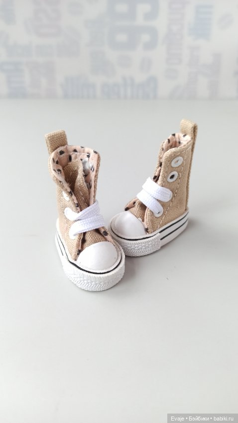 Кеды высокие для Realfee, миленок от Студии-милим, Эшли от GlaceDolls и др (фото 6)