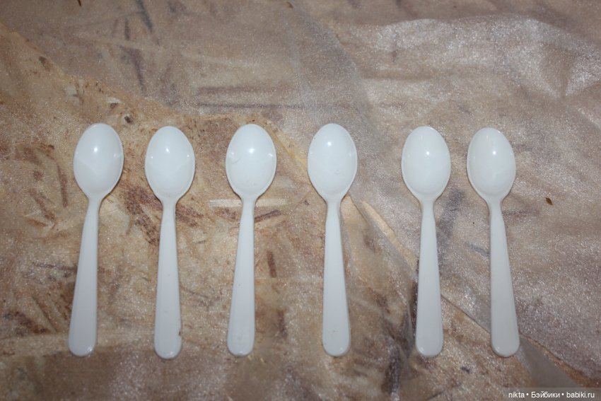 Кукольная посуда СССР Столовые приборы для кукол СССР Несколько наборов (фото 3)