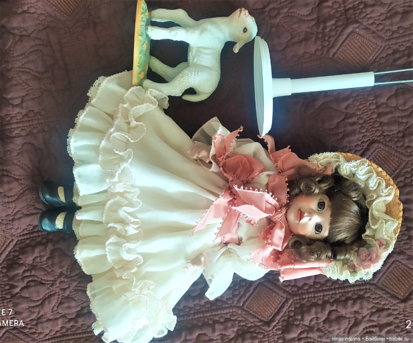 Маленькая пастушка с овечкой , полностью фарфоровая (415.1) (фото 10)