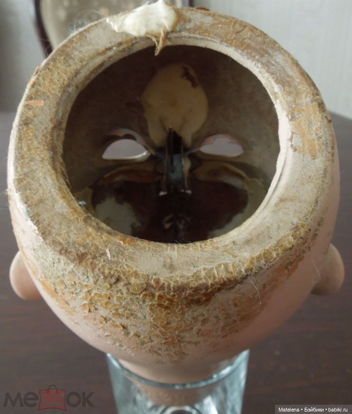 Голова для антикварной, винтажной куклы. Германия (фото 2)