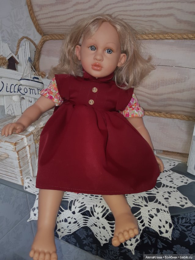 Испанская характерная винтажная кукла (фото 10)