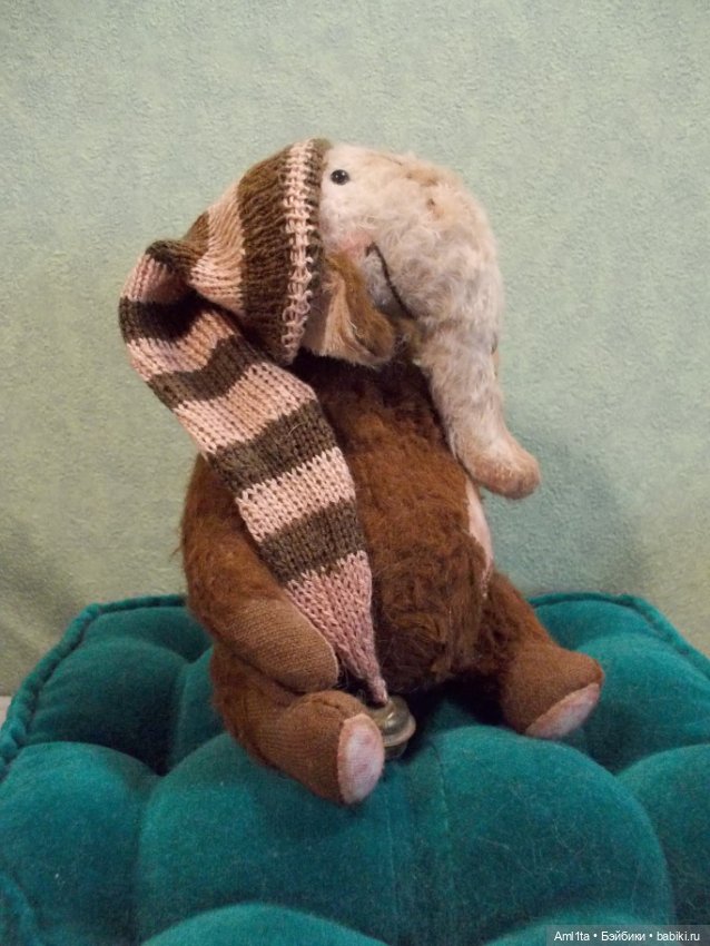 Слоник в стиле тедди (мишка тедди) ручного формата (фото 2)