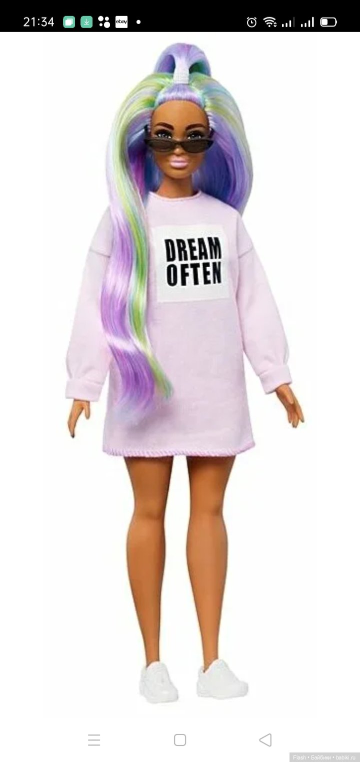 Барби fashionistas зефирка редкая (фото 2)