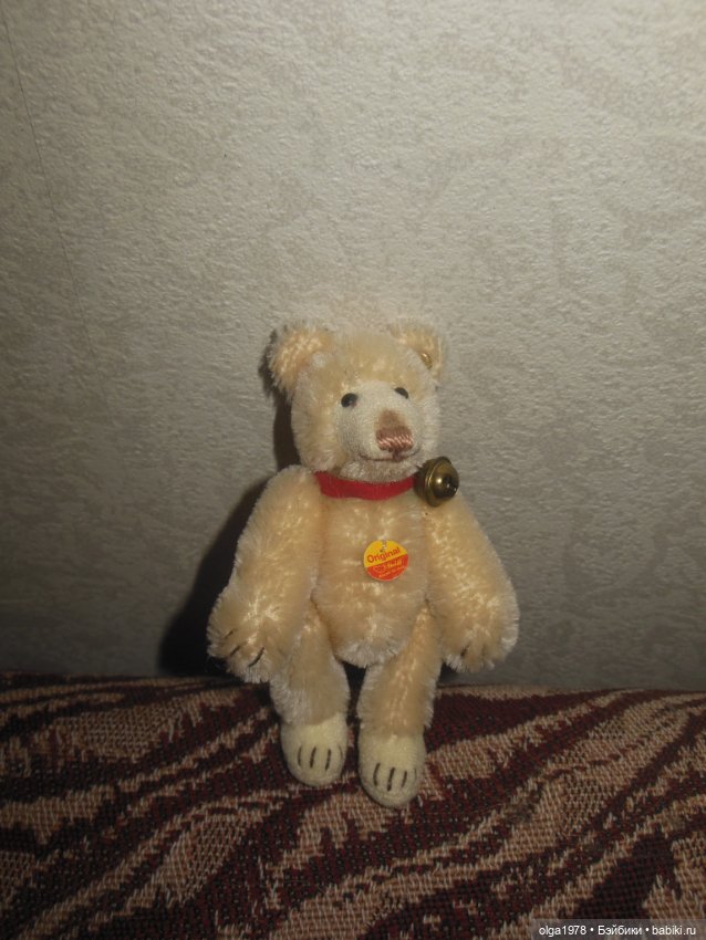 Мишка Steiff 10 см,винтаж (фото 3)