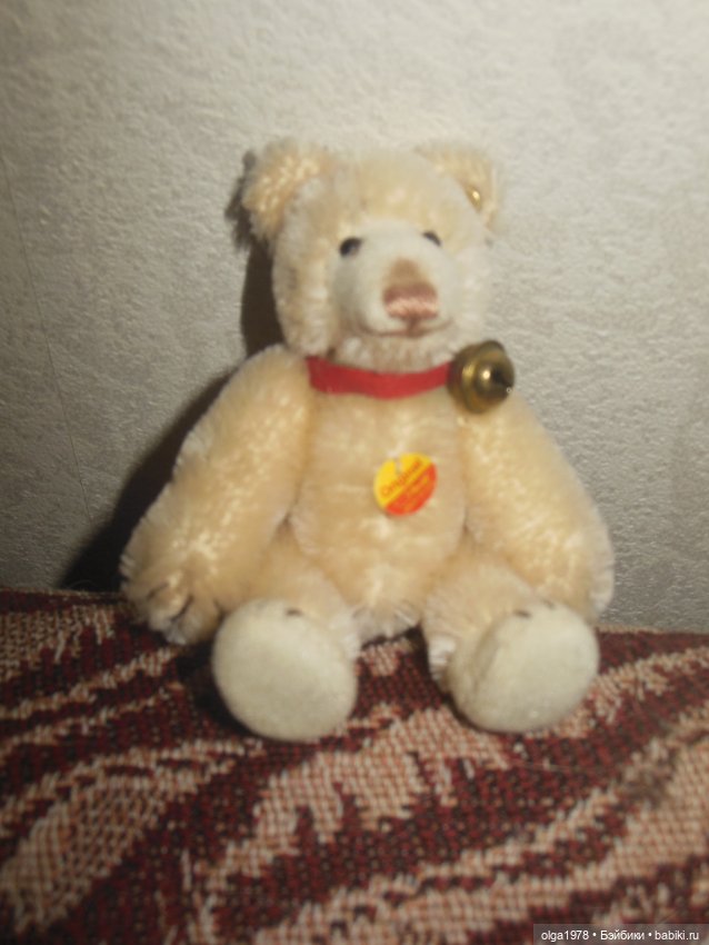 Мишка Steiff 10 см,винтаж (фото 4)