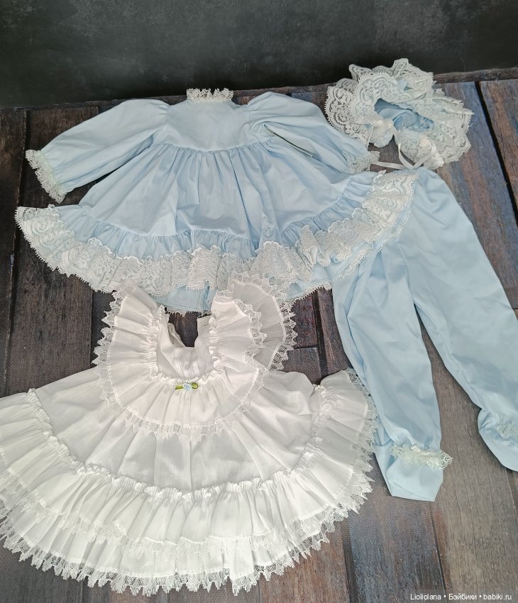 Винтажный аутфит для куклы 50-55 см ростом