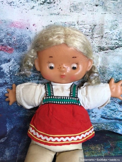Кукла плоская, Кругозор — Винтажные куклы и игрушки детства (фото 10)