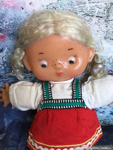 Кукла плоская, Кругозор — Винтажные куклы и игрушки детства (фото 2)