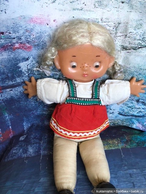 Кукла плоская, Кругозор — Винтажные куклы и игрушки детства (фото 8)