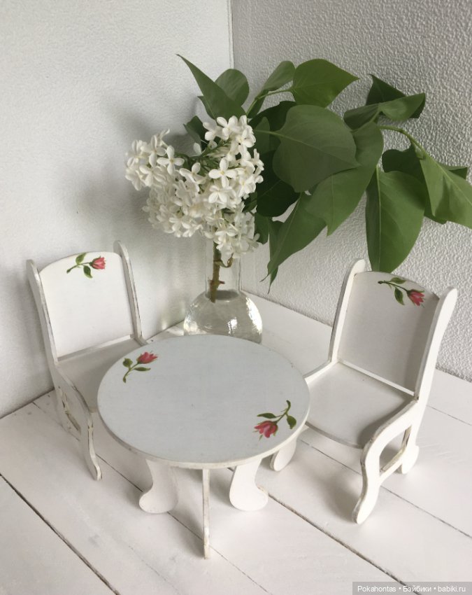 Мебельный гарнитур в стиле шебби-шик