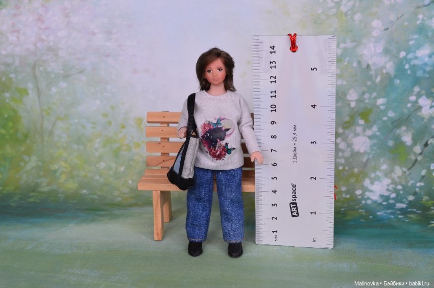 Миниатюрная кукла в масштабе 1/12 (фото 4)