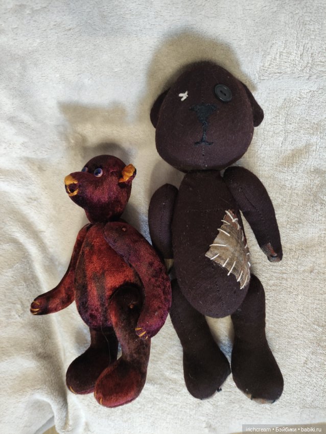 Пара плюшевых медведей — Авторские игрушки (фото 2)