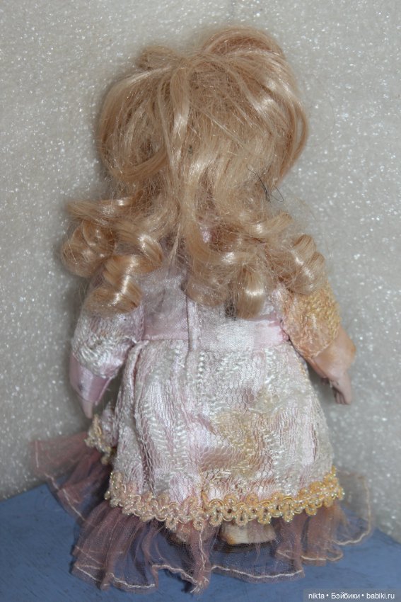 Кукла маленькая фарфоровая * 17 см * Китай (фото 3)