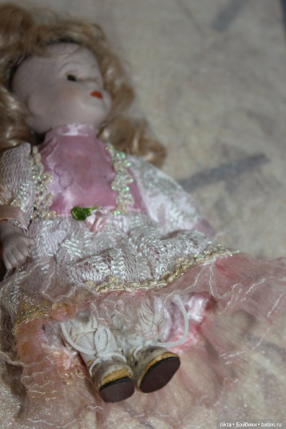 Кукла маленькая фарфоровая * 17 см * Китай (фото 4)