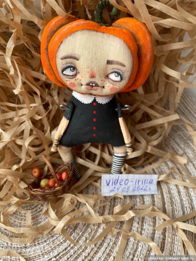 Тыковка к Хэллоуину) — Авторские игрушки (фото 4)