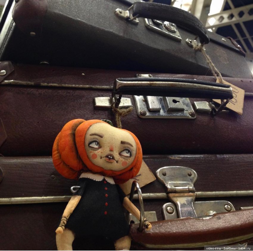 Тыковка к Хэллоуину) — Авторские игрушки (фото 2)