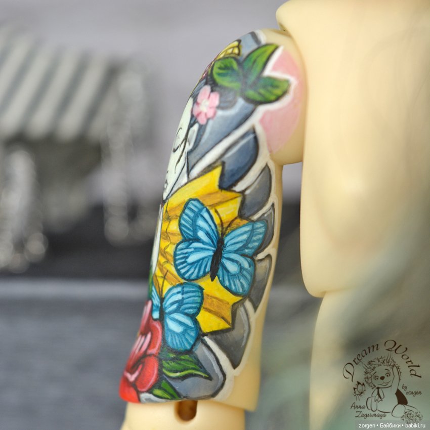 Энни, единственная девочка с татуировками (фото 8)