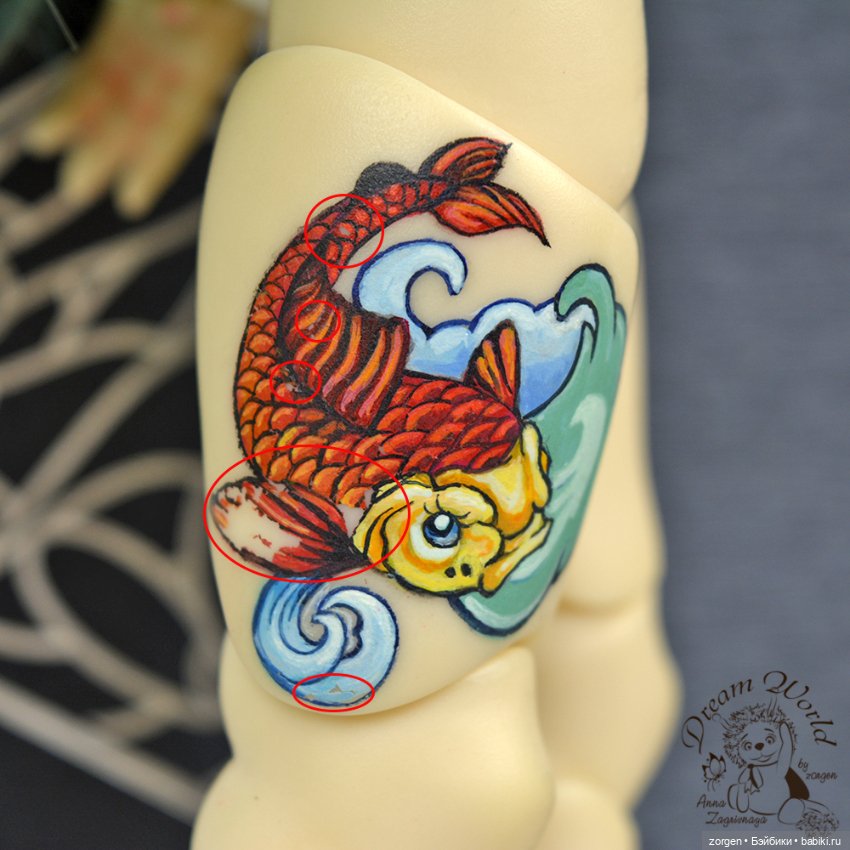 Энни, единственная девочка с татуировками