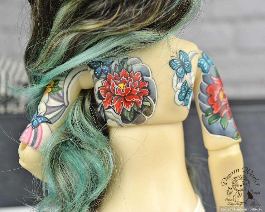 Энни, единственная девочка с татуировками (фото 5)