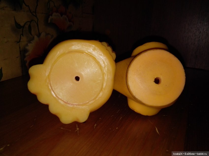 Игрушки СССР Резина. Утка, курица (фото 4)