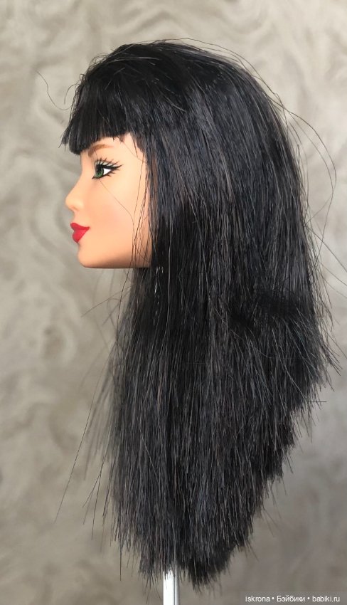 Голова Barbie star skater Michelle Kwan (фото 5)