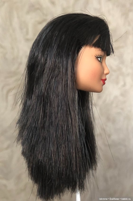 Голова Barbie star skater Michelle Kwan (фото 4)