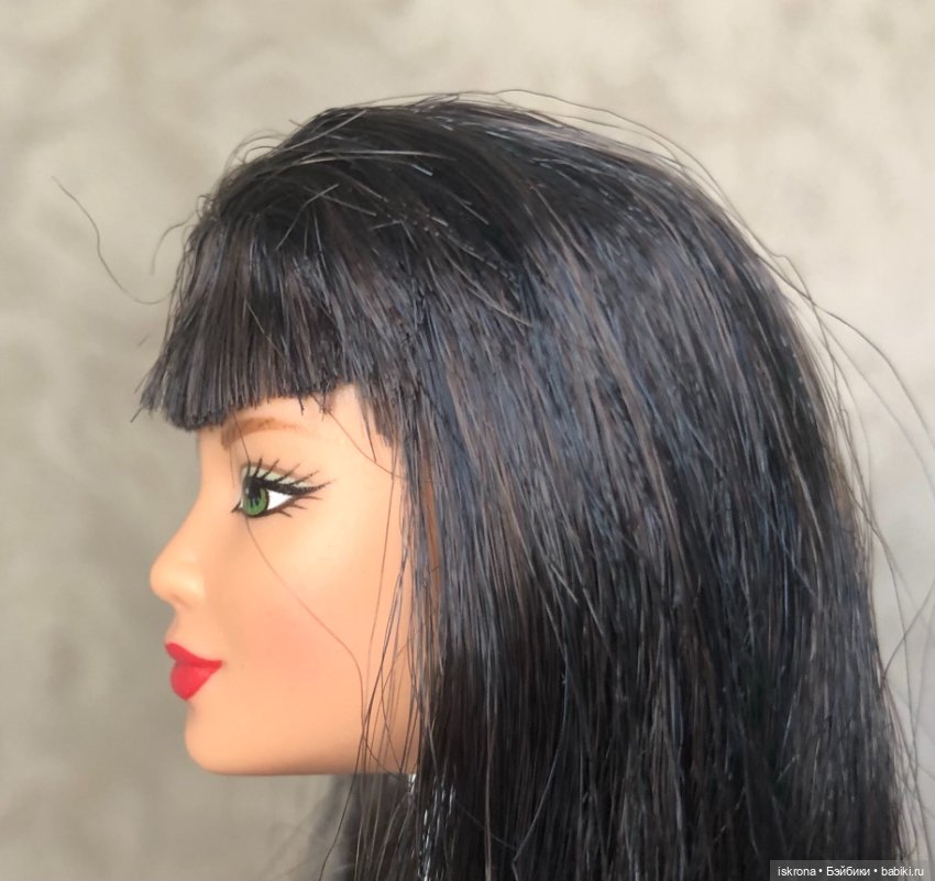 Голова Barbie star skater Michelle Kwan (фото 7)