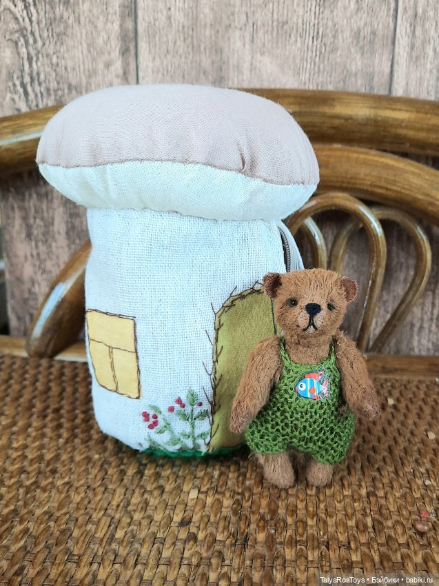 Медвежонок Микрон — Авторские игрушки (фото 2)