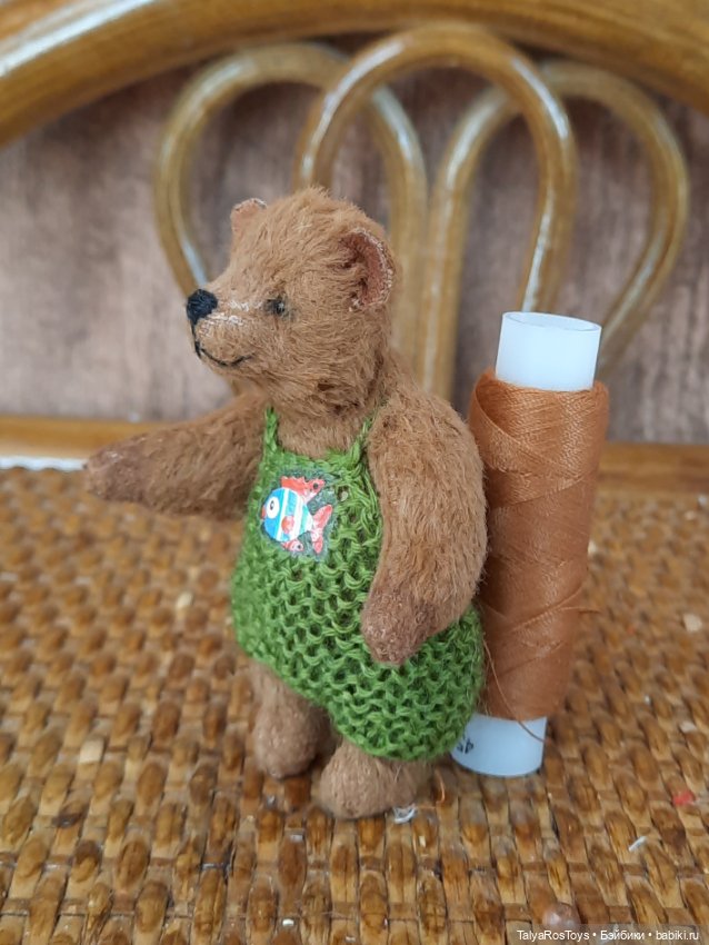 Медвежонок Микрон — Авторские игрушки (фото 7)
