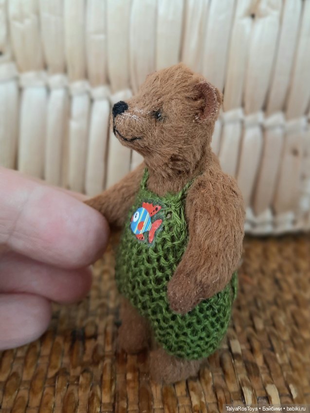 Медвежонок Микрон — Авторские игрушки (фото 3)