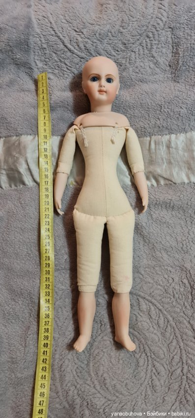 Винтажная реплика антикварной куклы модницы