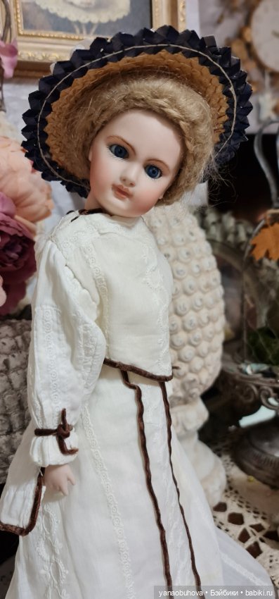 Винтажная реплика антикварной куклы модницы (фото 4)
