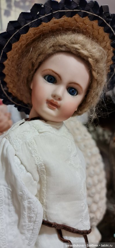 Винтажная реплика антикварной куклы модницы (фото 6)