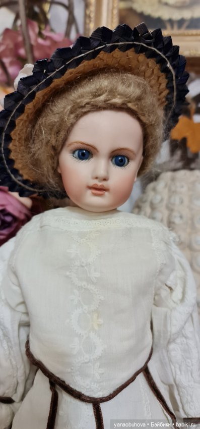 Винтажная реплика антикварной куклы модницы (фото 8)