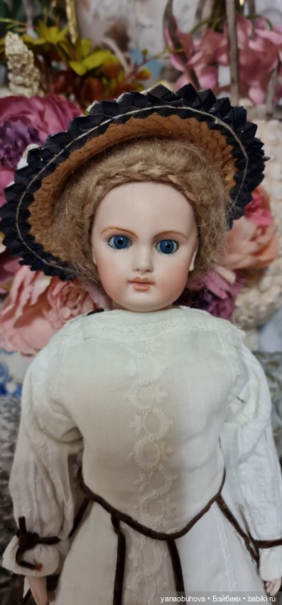 Винтажная реплика антикварной куклы модницы (фото 7)