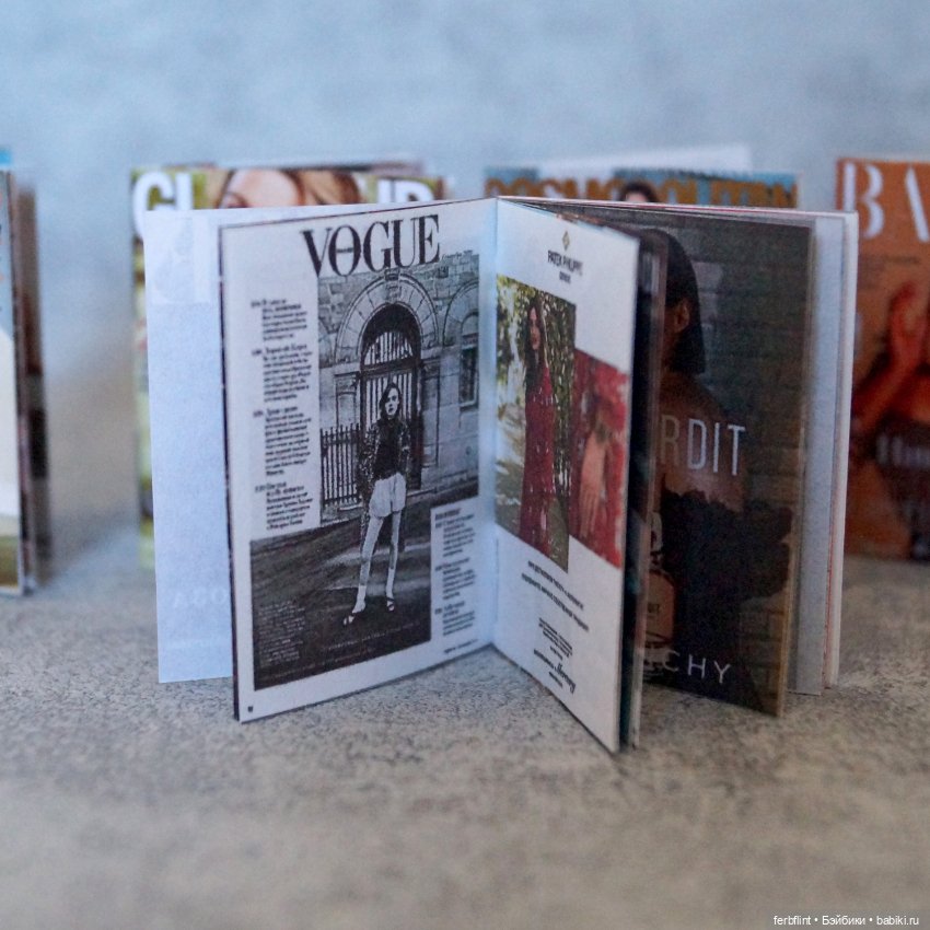 Набор женских журналов №3 в масштабе 1:6 (фото 4)