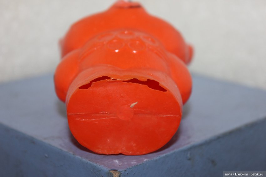 Игрушка СССР * Мишка олимпийский * дефекты (фото 7)