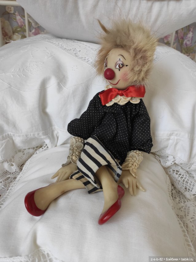 Харизматичный клоун — Фарфоровые куклы (фото 8)