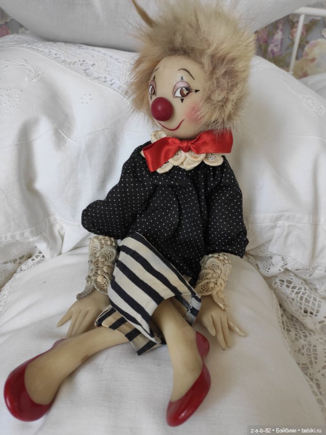 Харизматичный клоун — Фарфоровые куклы (фото 7)