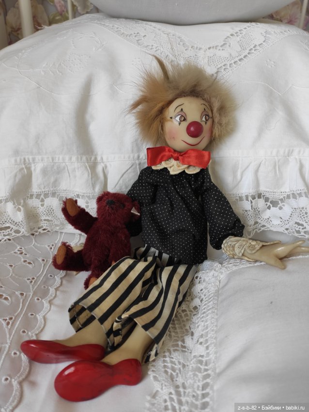 Харизматичный клоун — Фарфоровые куклы (фото 10)