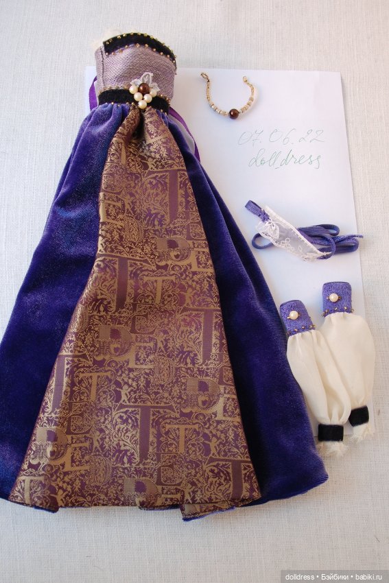 Платье Венеция — Одежда для BJD (фото 7)