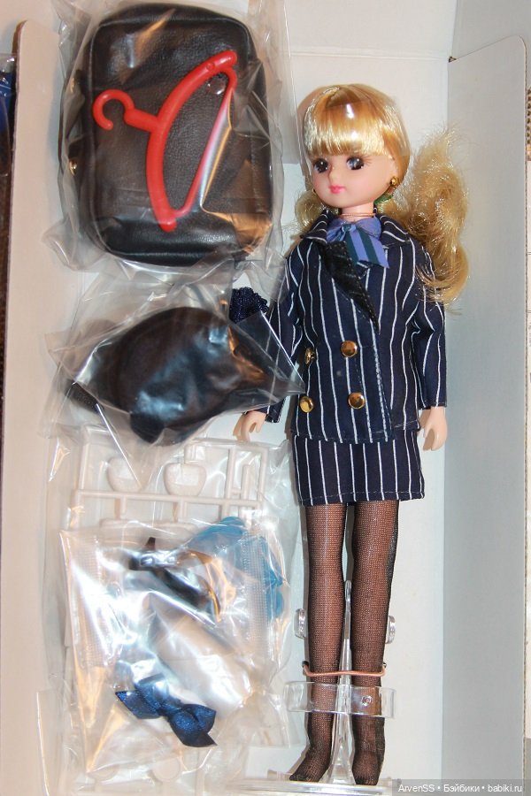 Продам куколку Licca-chan компании Такара, специальный выпуск для компании ANA (фото 6)